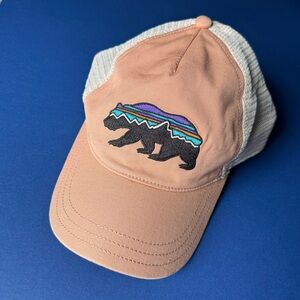 Patagonia Bear Logo Trucker Cap Light Pink